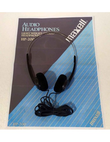 Cuffie-stereo-leggere-Maxell-con-jack-da-35-mm-vintage