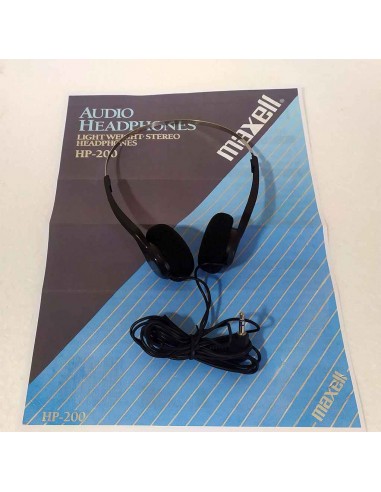Cuffie-stereo-leggere-Maxell-con-jack-da-35-mm-vintage-2