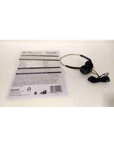 Cuffie-stereo-leggere-Maxell-con-jack-da-35-mm-vintage-4