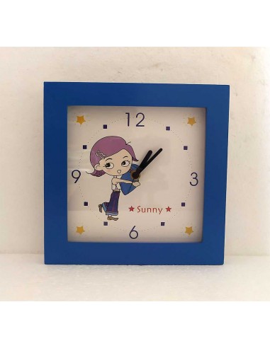Orologio-da-parete-per-bambini-quadrato-blu-modello-Sunny-4