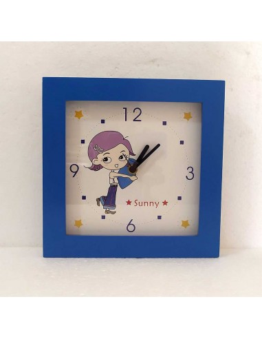 Orologio-da-parete-per-bambini-quadrato-blu-modello-Sunny-5