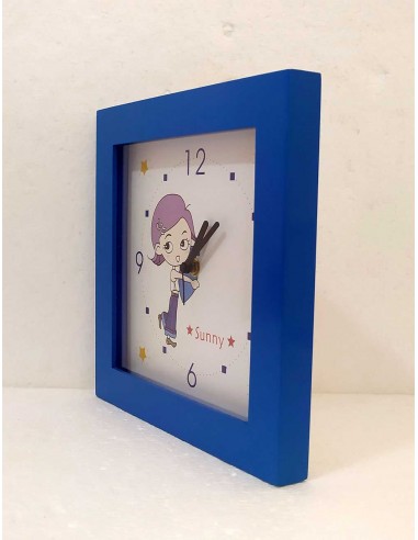 Orologio-da-parete-per-bambini-quadrato-blu-modello-Sunny-7
