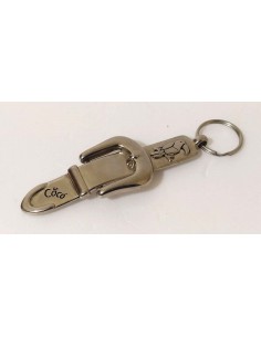 Portachiavi-Le-Coco-in-metallo-con-Tucano-Vintage