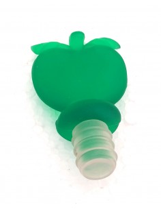 Tappo-per-bottiglia-in-plastica-mela-verde-chiusura-ermetica 2