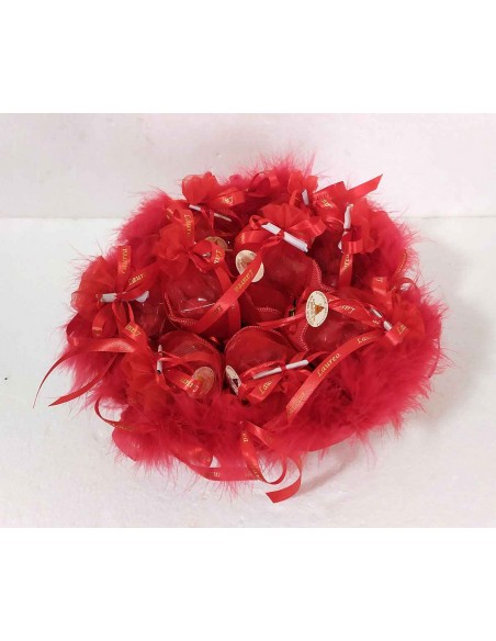 Cesto-bomboniere-Laurea-con-piume-rosse-e-nastri-in-raso-o-26xh10-cm-6