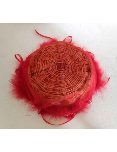 Cesto Bomboniere Laurea con Piume...