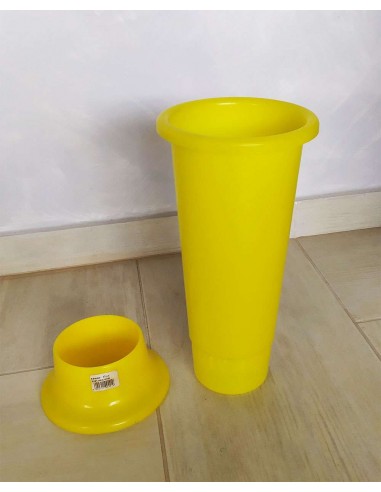 Vaso-portafiori-Ideal-giallo-in-plastica-14x35-cm-3