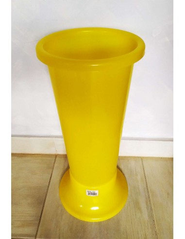 Vaso-portafiori-Ideal-giallo-in-plastica-18x45-cm-1