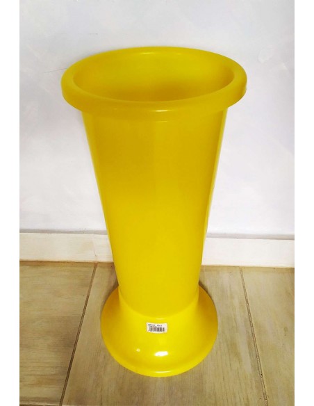 Vaso-portafiori-Ideal-giallo-in-plastica-18x45-cm-1