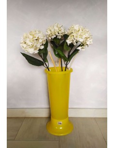 Vaso-portafiori-Ideal-giallo-in-plastica-18x45-cm