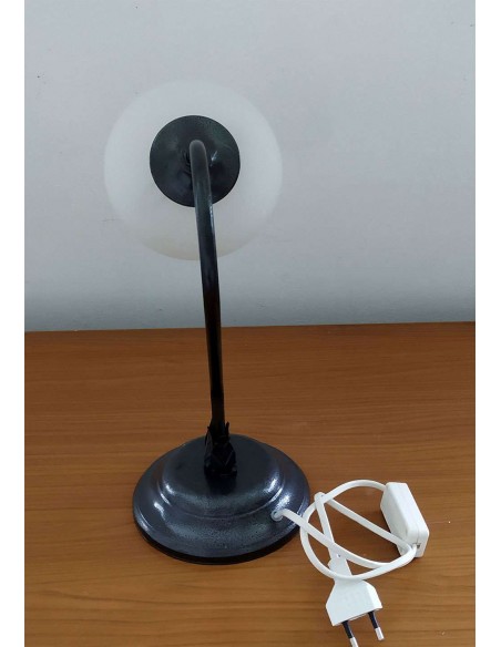 Lampada-da-comodino-in-ferro-battuto-con-diffusore-a-tulipano-in-vetro-satinato-2