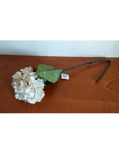Fiore-ortensia-artificiale-panna-a-stelo-singolo-con-foglie-verdi-5