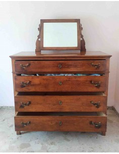 Como-antico-in-legno-massello-con-specchiera 2