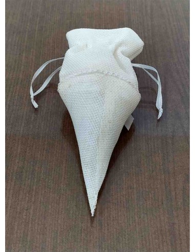 Cono-portaconfetti-in-juta-con-rose-di-stoffa-Bianco-1