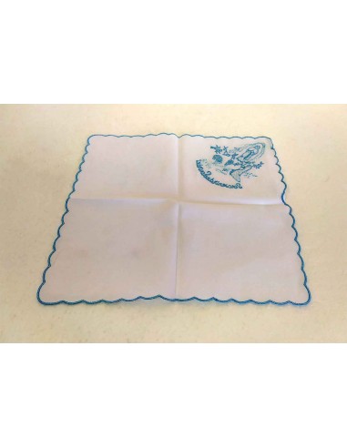 Fazzoletto-souvenir-de-lourdes-in-cotone-con-ricamo-blu-25x25-cm-2