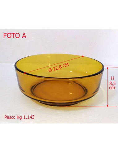 Ciotola-insalatiera-vintage-Bormioli-in-vetro-ambrato-anni-70-22.8-cm-dimensioni