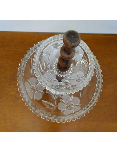 Alzata-vintage-2-piani-vetro-floreale-e-legno-dolcifrutta-Ø23xh31cm-4