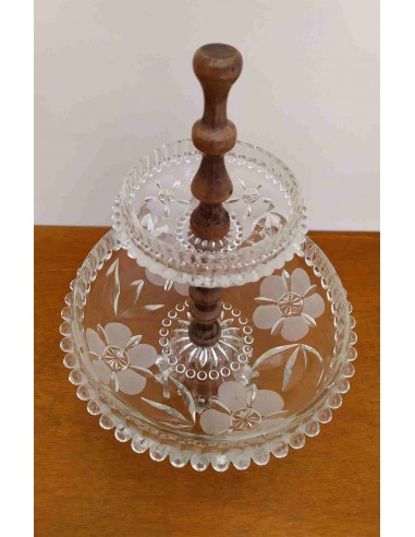 Alzata-vintage-2-piani-vetro-floreale-e-legno-dolcifrutta-Ø23xh31cm-3