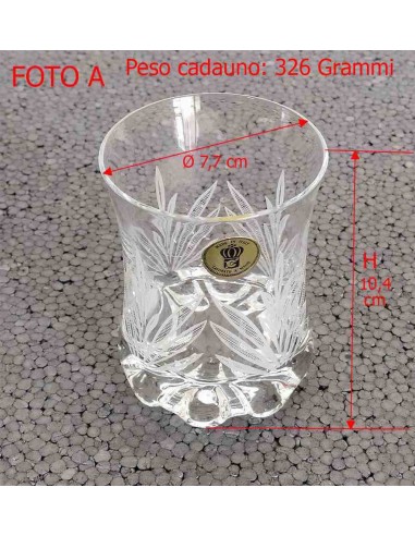 Set-6-bicchieri-bibita-in-vetro-vintage-decoro-inciso-a-foglia-dimensioni