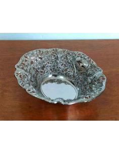 Cestino-vintage-traforato-in-silver-plate-con-rose-a-rilievo-15.4x13.5xh4.4-cm 2