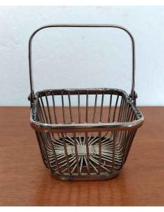 Cestino-rettangolare-porta-caramelle-in-silver-plated-vintage-con-manico-mobile 2