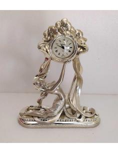 Orologio Grande Donna in resina argentata PR203 su scatola 2