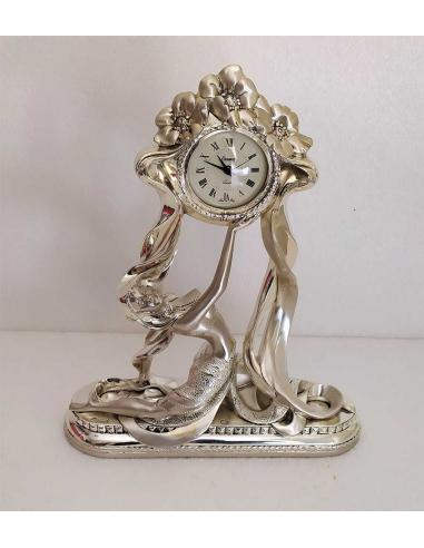 Orologio Grande Donna in resina argentata PR203 vista anteriore