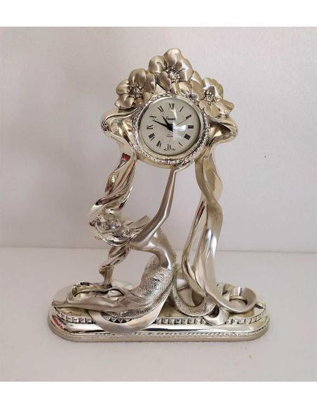 Orologio Grande Donna in resina argentata PR203 vista anteriore