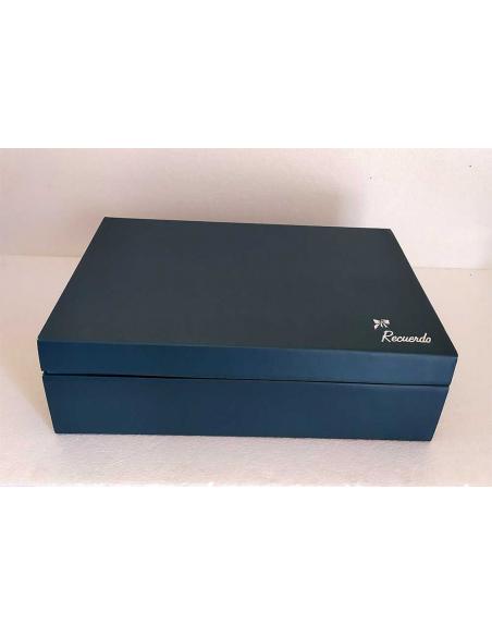 Orologio Grande Donna in resina argentata PR203 vista scatola anteriore