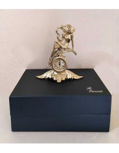 Orologio da Tavolo Recuerdo Linea Argenti - Scultura Donna Argentata con confezione