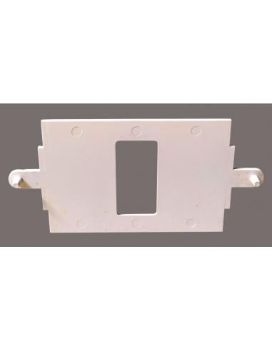 Adattatore Bianco per Scatola 503 da Magic a Placca ARC | 1 Posto, parte interna.