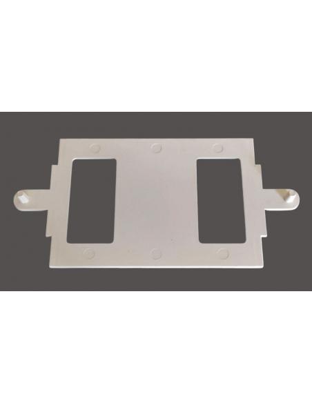 Adattatore Bianco per Scatola 503 da Magic a Placca ARC | 2 Posti, parte interna.