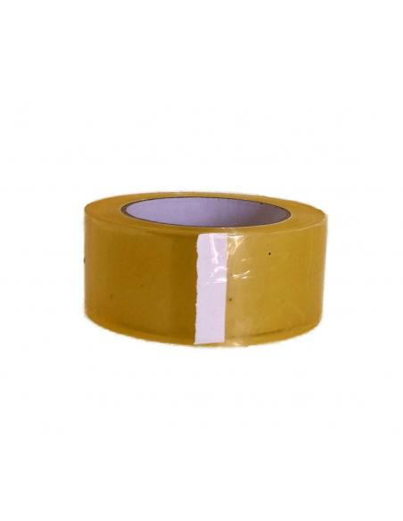 Nastro Adesivo Trasparente per imballaggio L50x132MT, vista frontale.