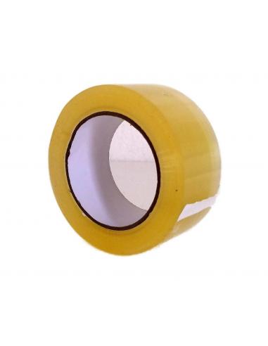 Nastro Adesivo Trasparente per imballaggio L50x132MT, vista laterale destra.
