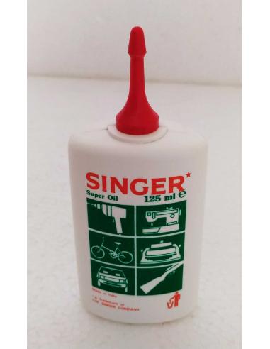 Olio Singer per Macchina da Cucire e Multiuso 125ml Originale, vista frontale.