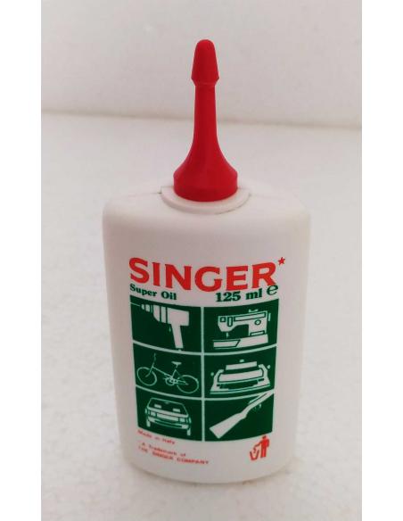 Olio Singer per Macchina da Cucire e Multiuso 125ml Originale, vista frontale.