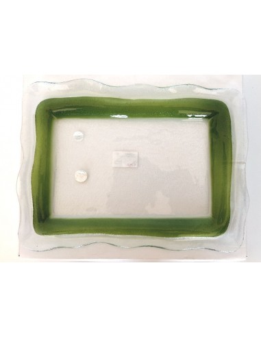 VASSOIO RING VERDE PICCOLO 32 CM-IVAT-1