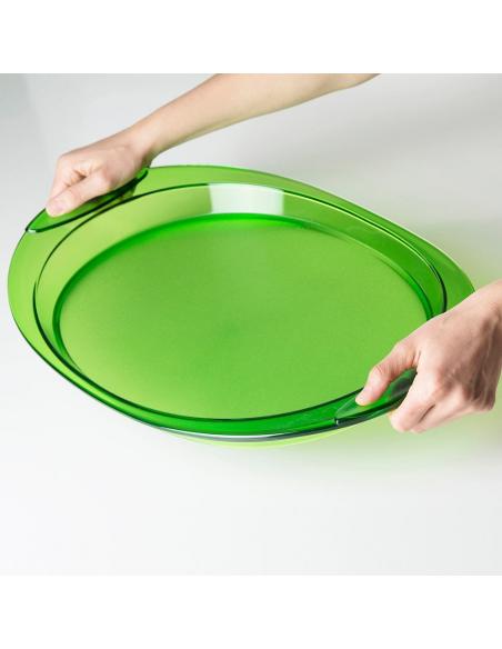 VASSOIO OVALE VERDE M920VP HAPPY DRINK 52 CM