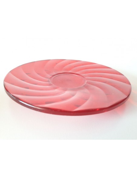 Piattino-Tazzine-Caffè-linea-Diamond-Rosso.