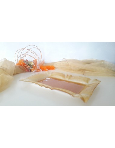 VASSOIO RIGOLETTO ORO-PERLA 30-IVAT