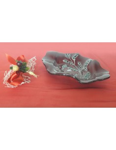 VASSOIO BOBOLI OVALE ROSSO 28 CM-IVAT 2