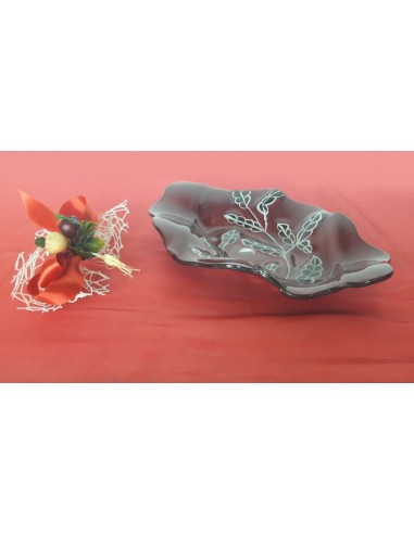 VASSOIO BOBOLI OVALE ROSSO 28 CM-IVAT-1