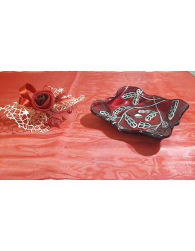 VASSOIETTO BOBOLI ROSSO QUADRO-IVAT