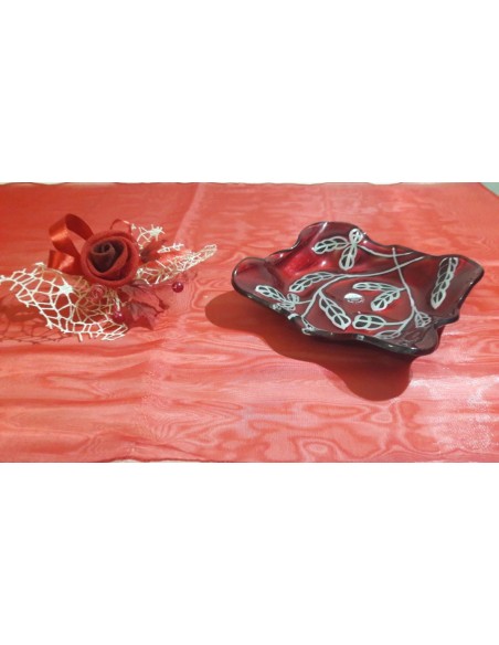 VASSOIETTO BOBOLI ROSSO QUADRO-IVAT