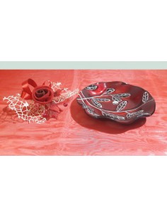 VASSOIETTO BOBOLI ROSSO TONDO 18 CM-IVAT