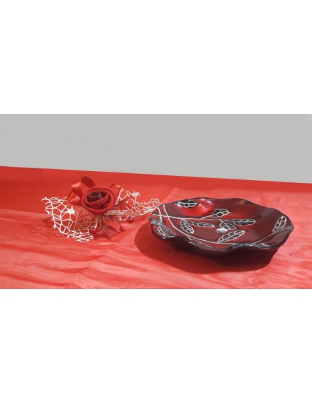 VASSOIETTO BOBOLI ROSSO TONDO 18 CM-IVAT-2
