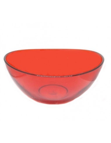 Insalatiera-colorata-trasparente-linea-Dune-Ø20-cm-Rossa