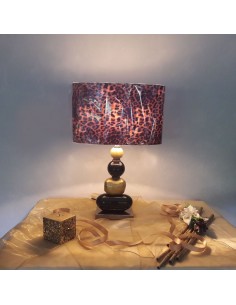 LAMPADA CERAMICA PARALLEOPARDATA-Effetto giorno 2