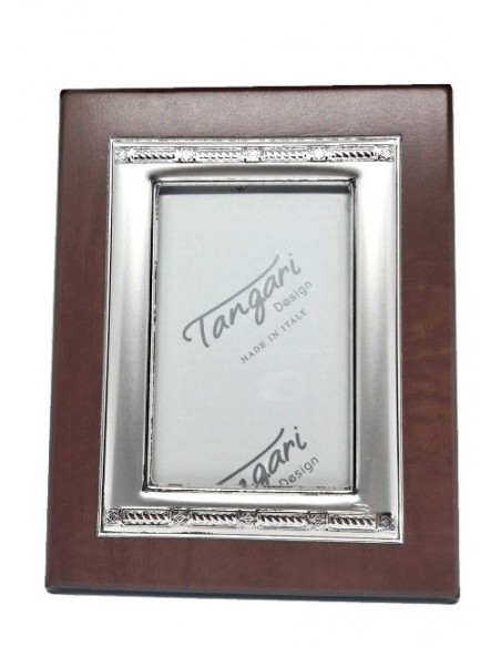 Portafoto-piccolo-in-legno-e-argento-Madrid-PF2201C-verticale
