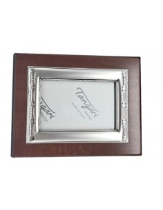 Portafoto-piccolo-in-legno-e-argento-Madrid-PF2201C-verticale 2